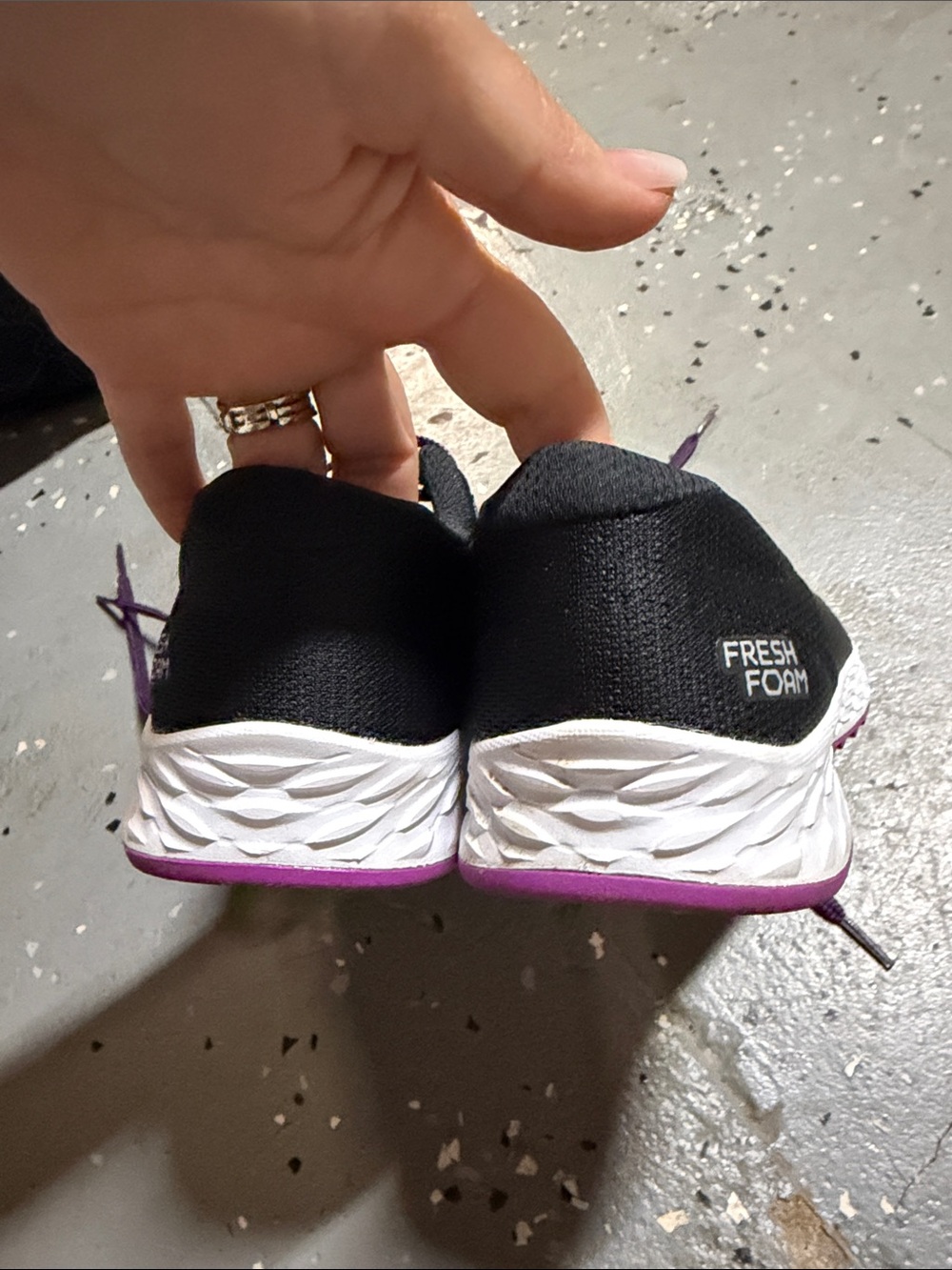 New Balance Women's Athletic Shoes in Purple and Black - Picture 4 of 5